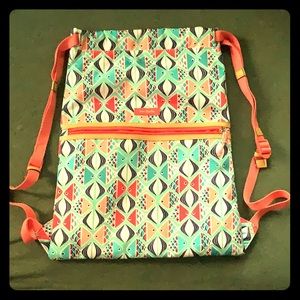 Vera Bradley Lighten Up Backsack - Go Fish
